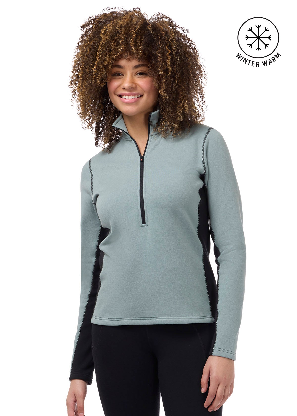 Soft Haven Plush Fleece Half Zip Top