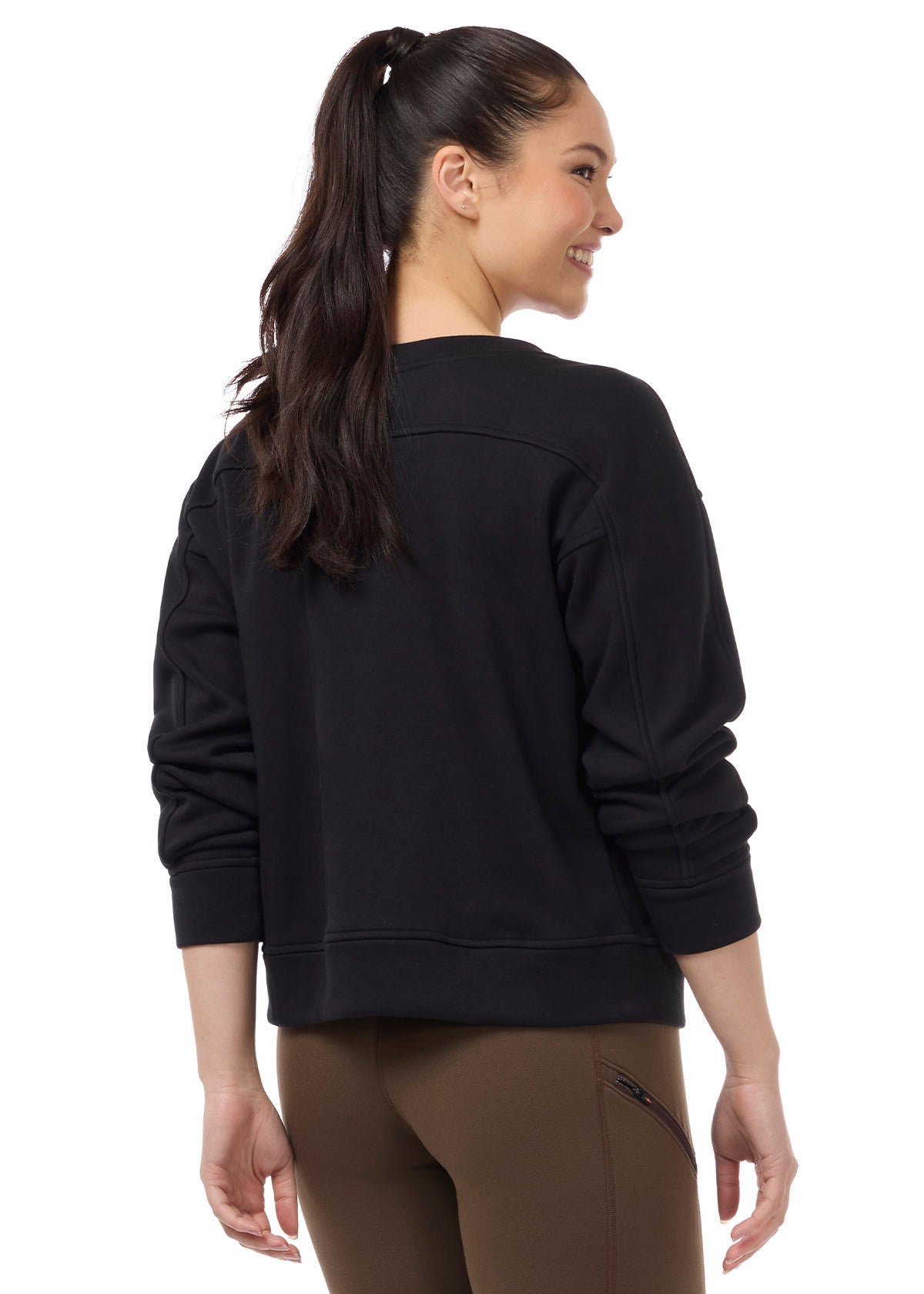 Cozy Crest Plush Fleece Sweatshirt