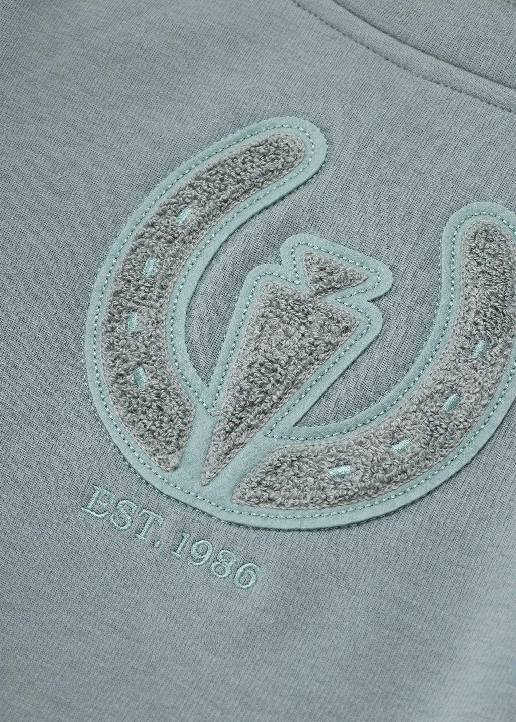 Cozy Crest Plush Fleece Sweatshirt