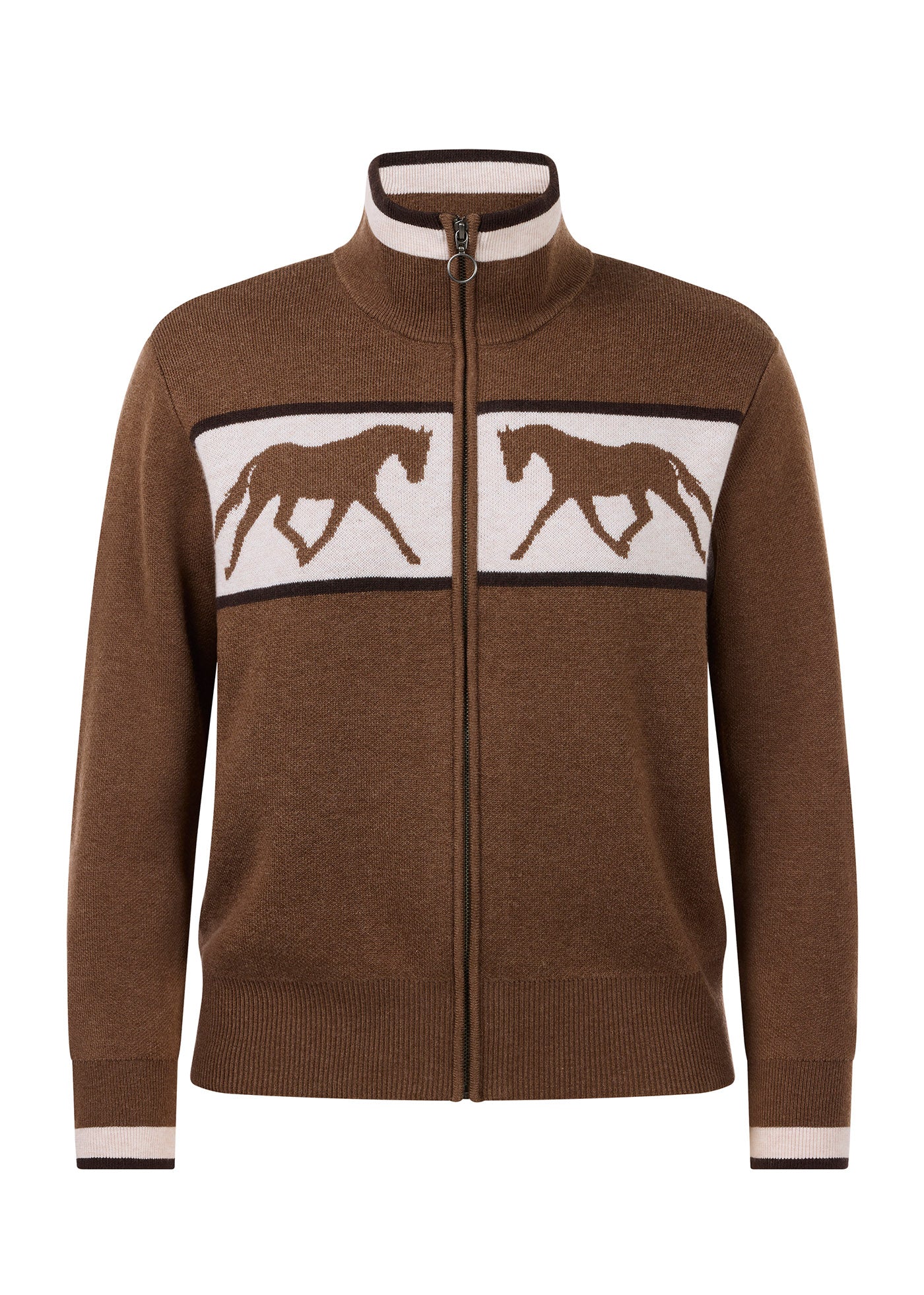 Reflections Horse Full Zip Sweater