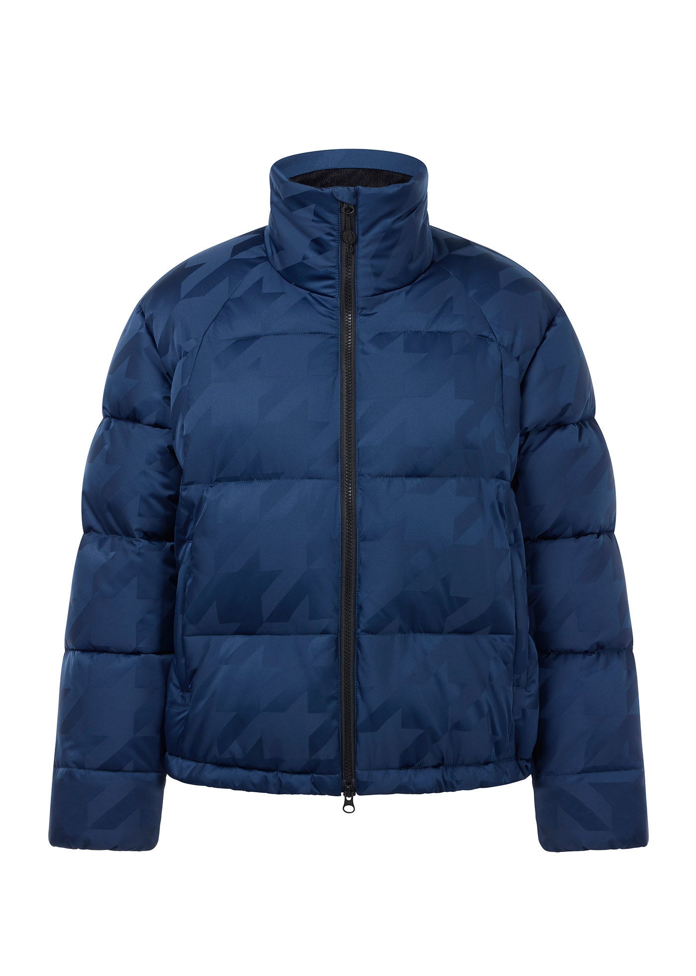 Skyline Houndstooth Puffer Jacket