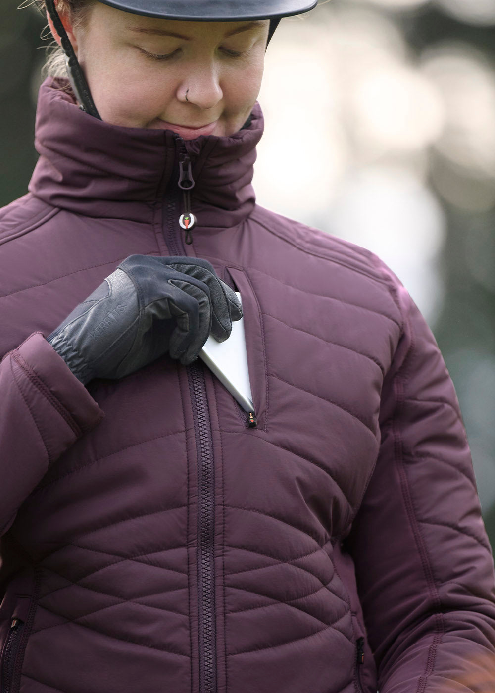 Horse Harmony Quilted Riding Jacket