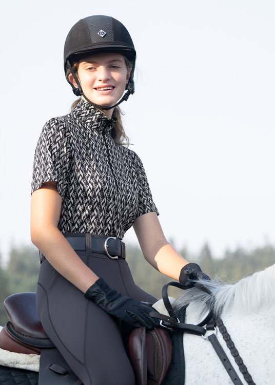 BLACK HORSETAILS::variant::Summer Ride Ice Fil Short Sleeve Shirt