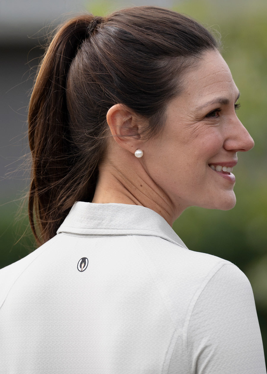 In a Snap Long Sleeve Equestrian Clinic Shirt