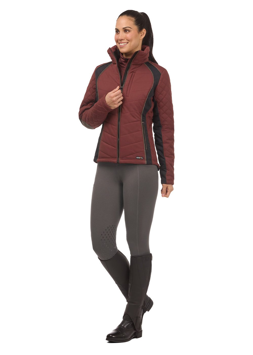 Power Stretch® Fleece Knee Patch Pocket Riding Tight