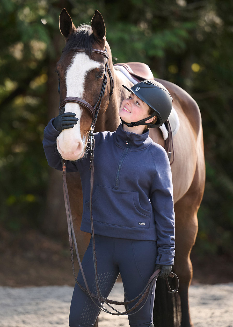 Kids Fusion Fleece Lined Full Leg Clinic Tight