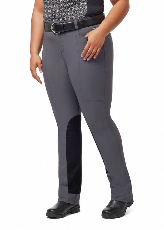 PEPPERCORN::variant::Dynamic Extended Knee Patch Bootcut Breech