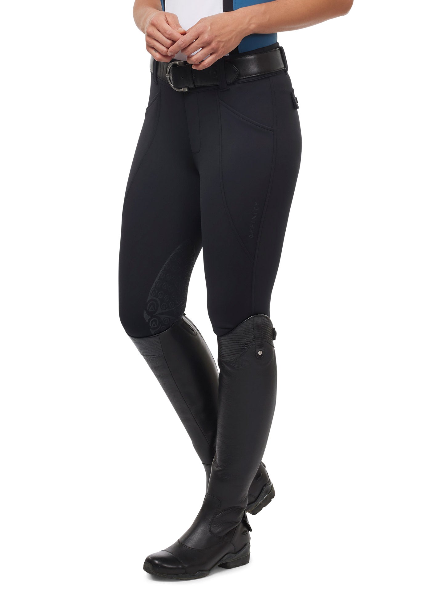 BLACK::variant::Affinity Pro Knee Patch Schooling Tight