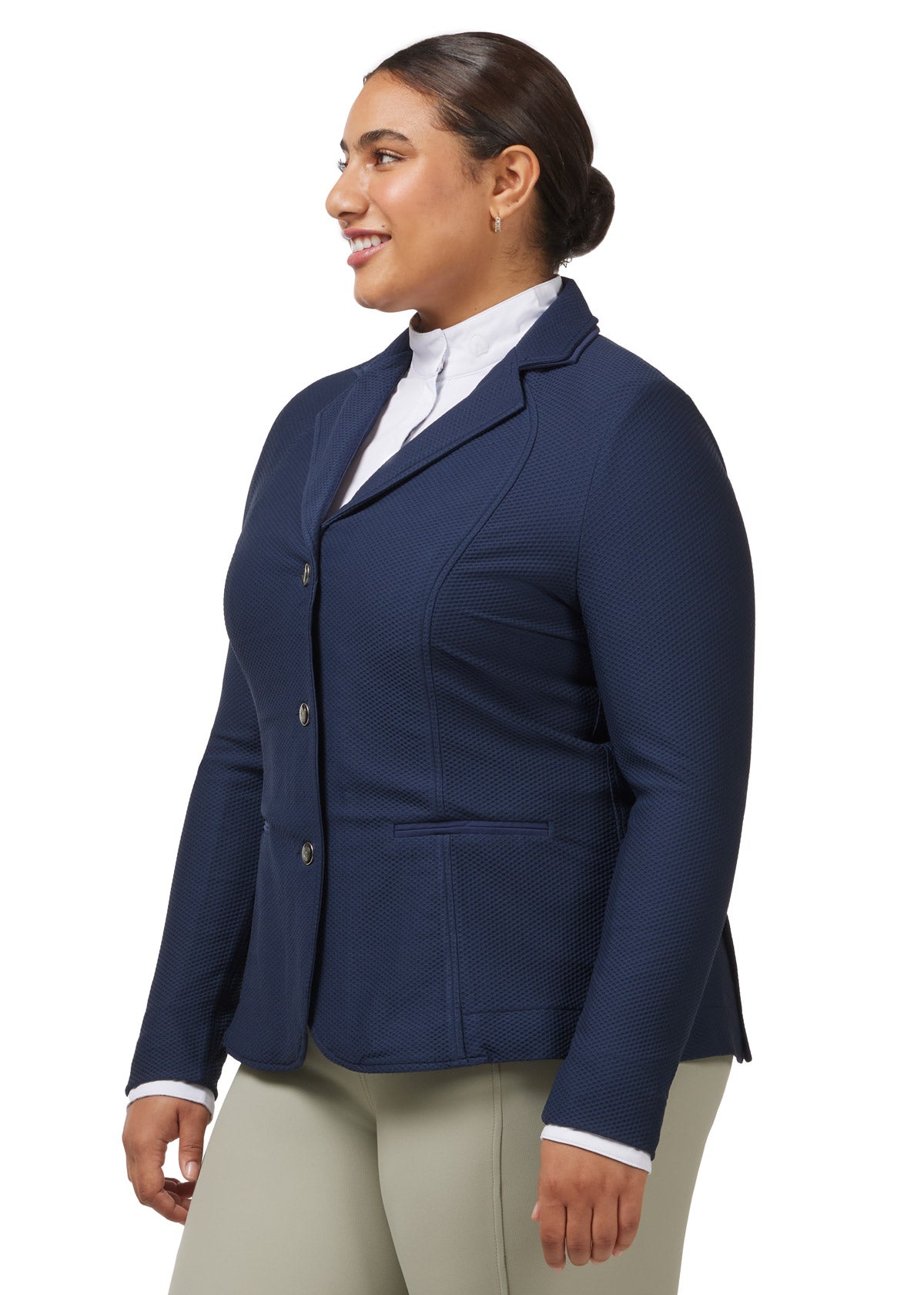 NAVY::variant::Affinity Aero Mesh Show Coat in Navy