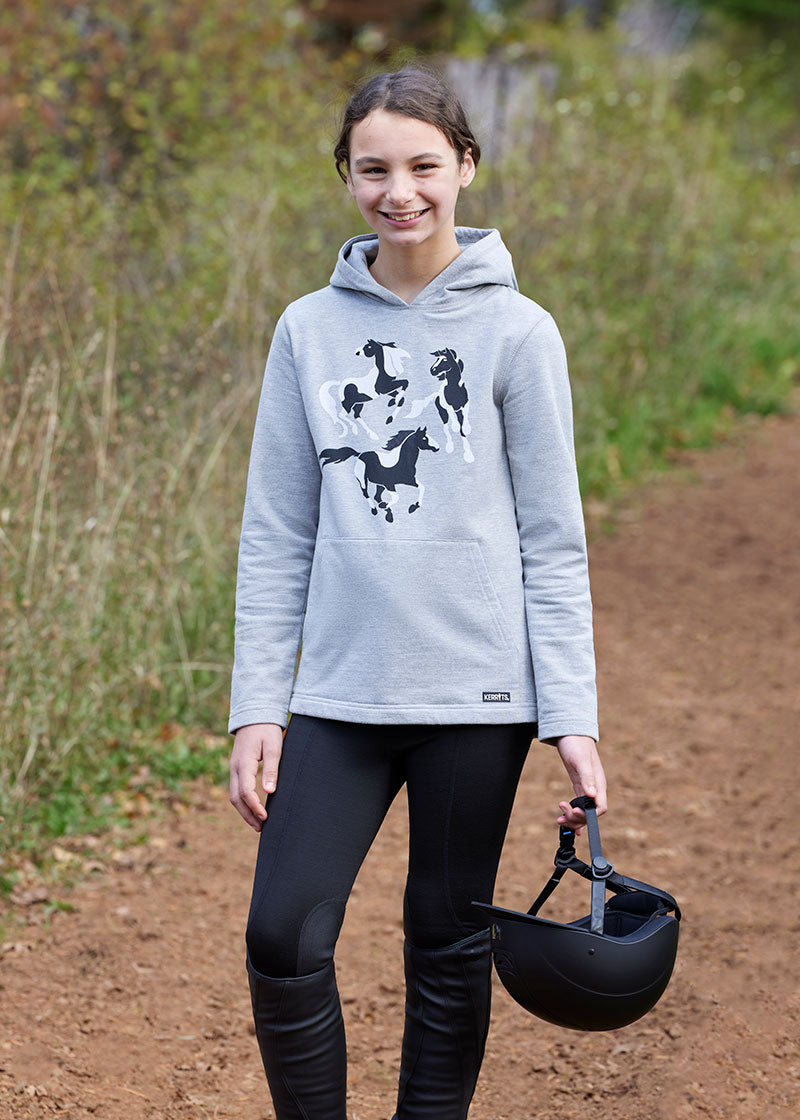 HEATHER GREY::variant::Kids Mod Mare Pullover Hoodie