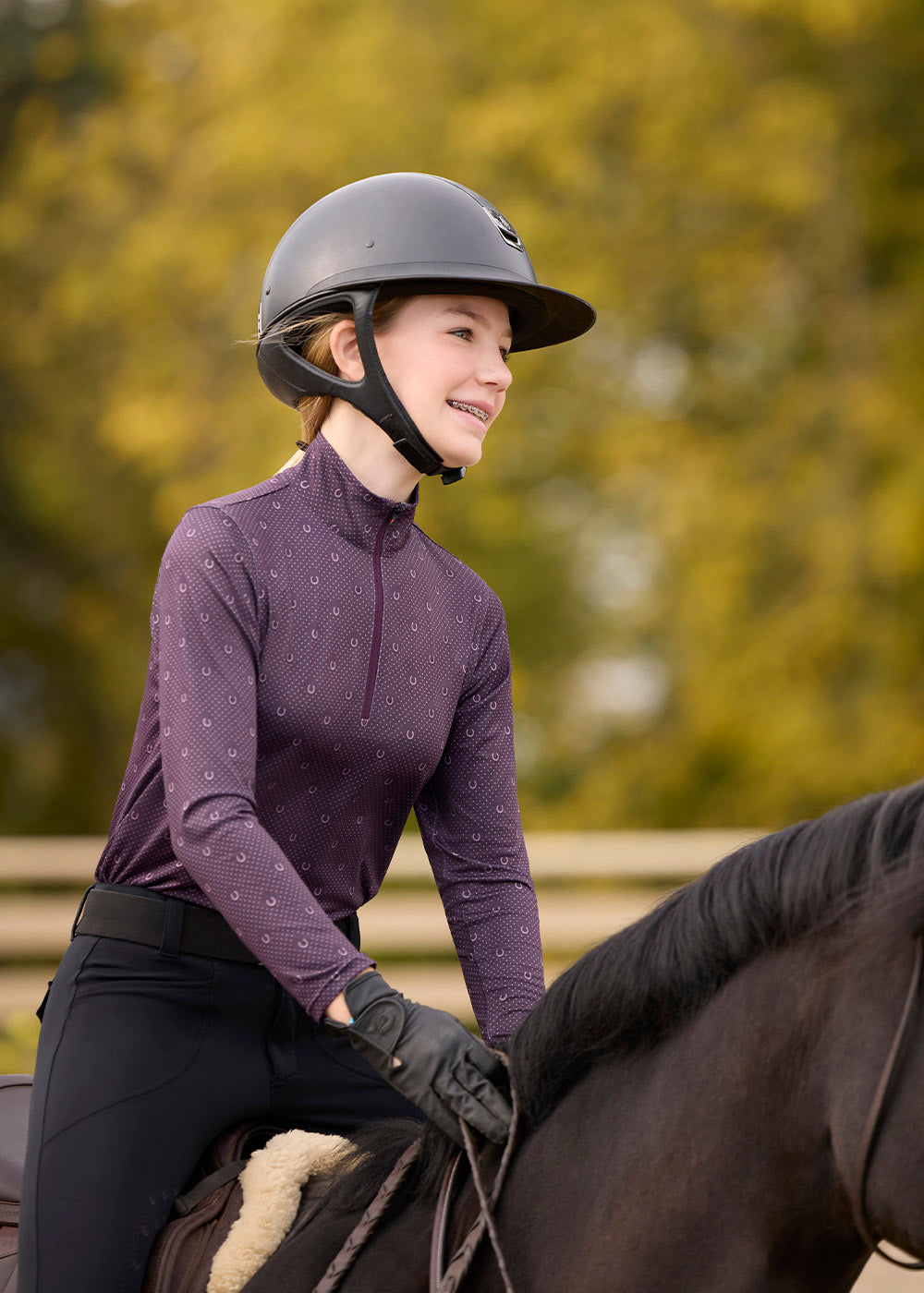 Kids In the Zone Coolcore® Long Sleeve Riding Shirt