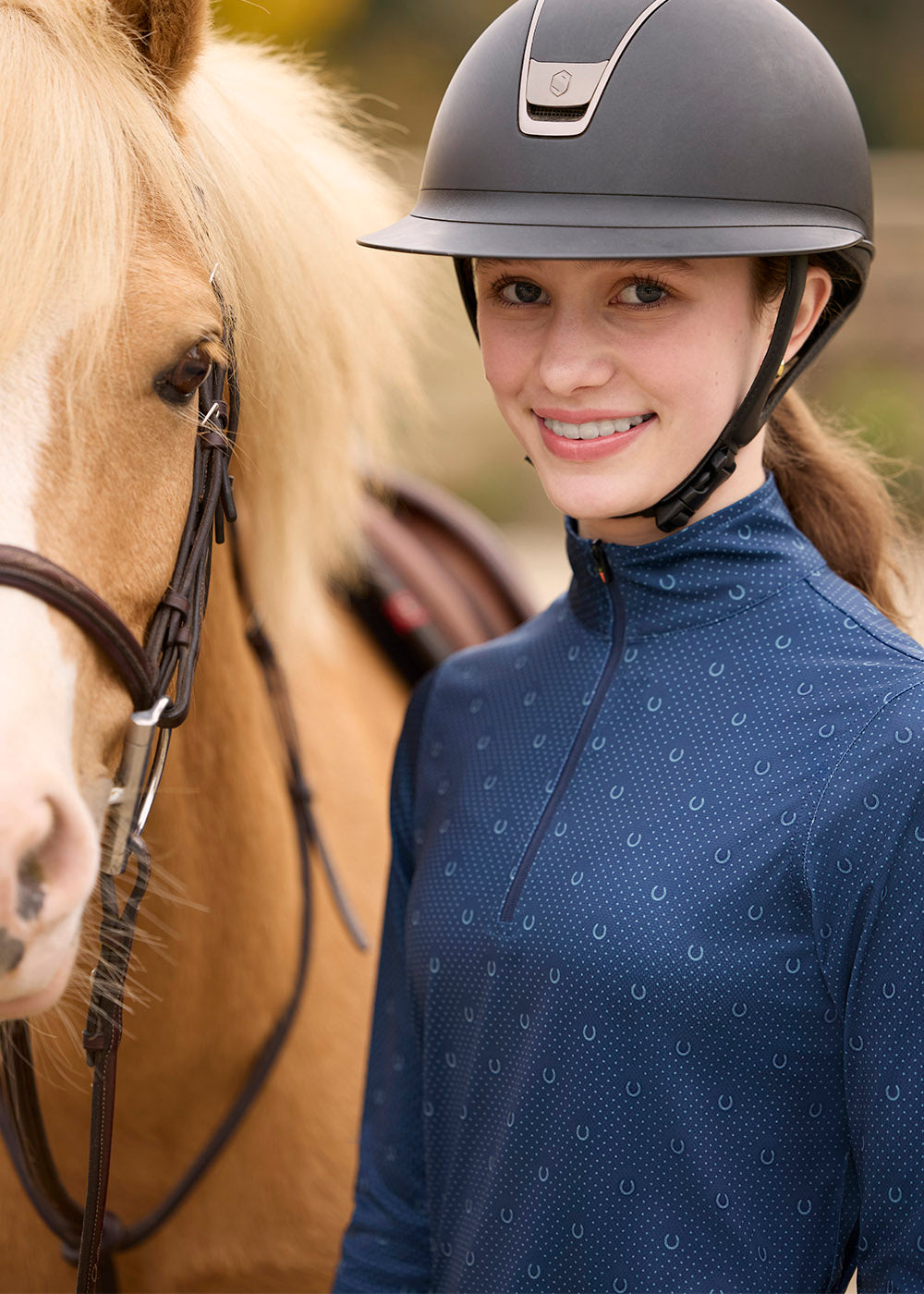 Kids In the Zone Coolcore® Long Sleeve Riding Shirt