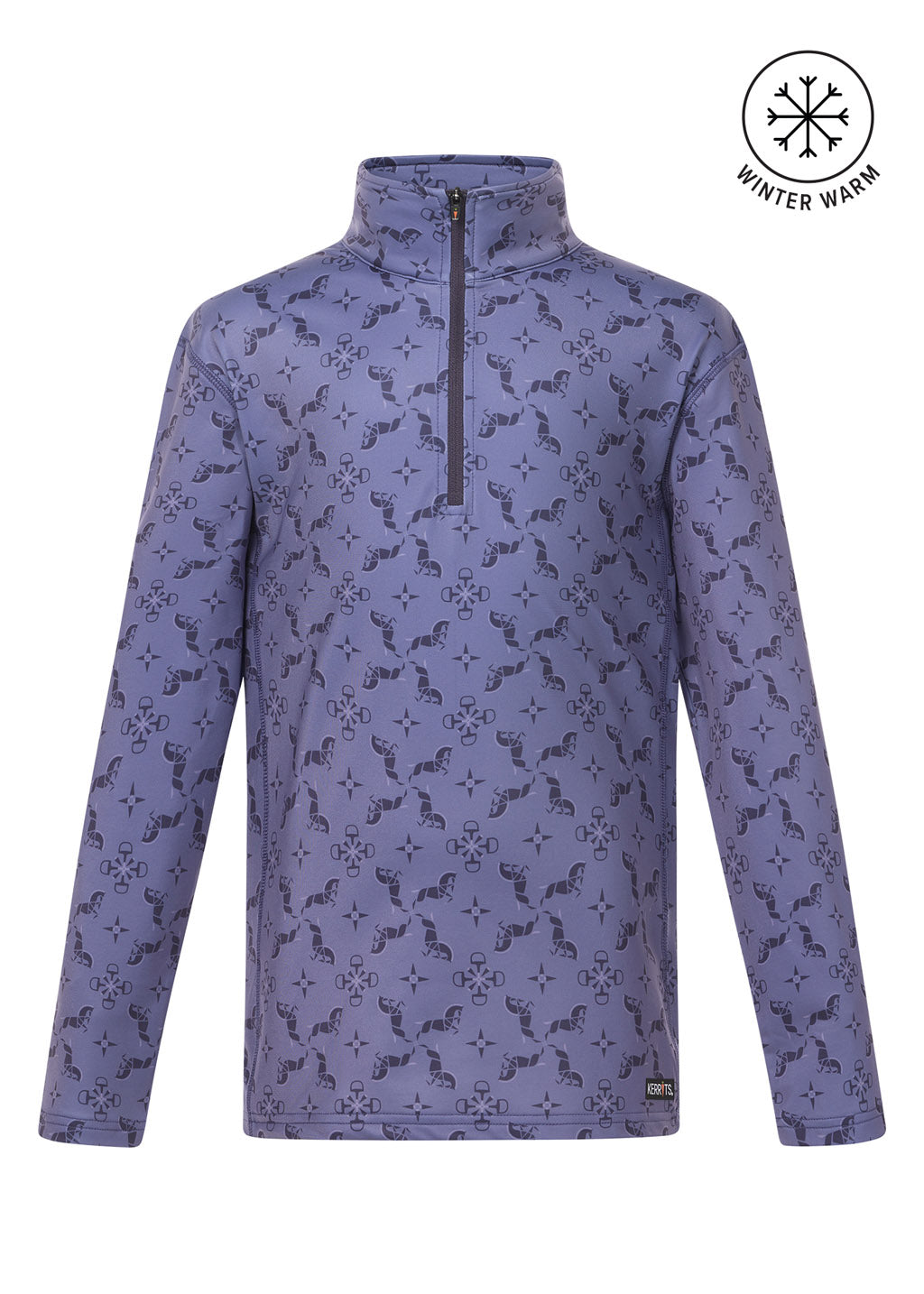 Kids First Level Quarter Zip Stretch Fleece Tech Top