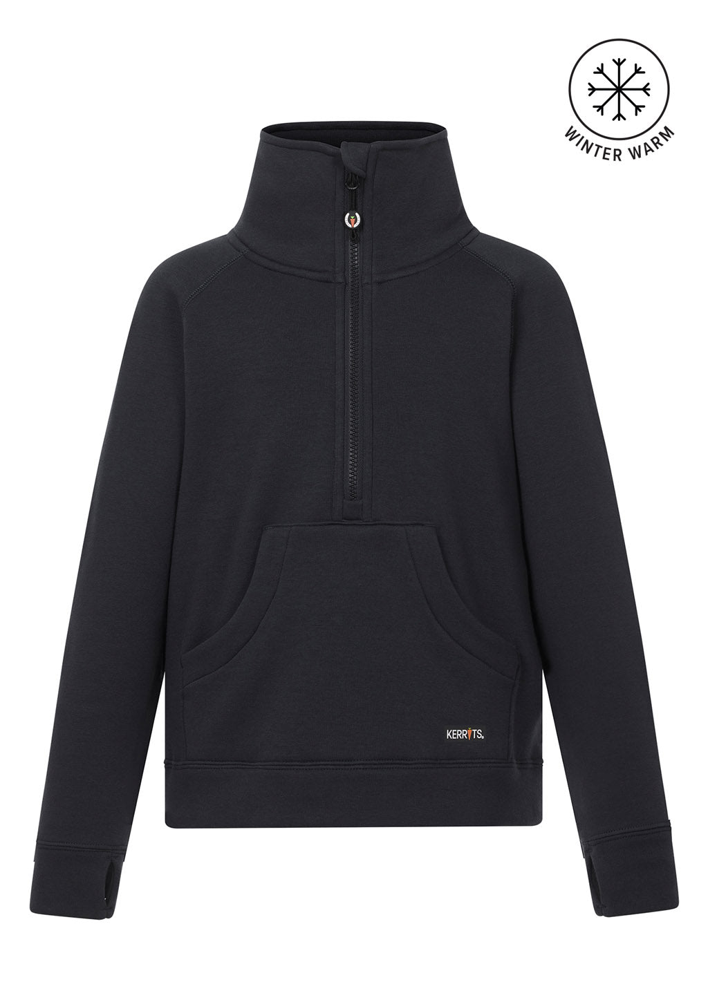 Kids Etched Equine Half Zip Sweatshirt