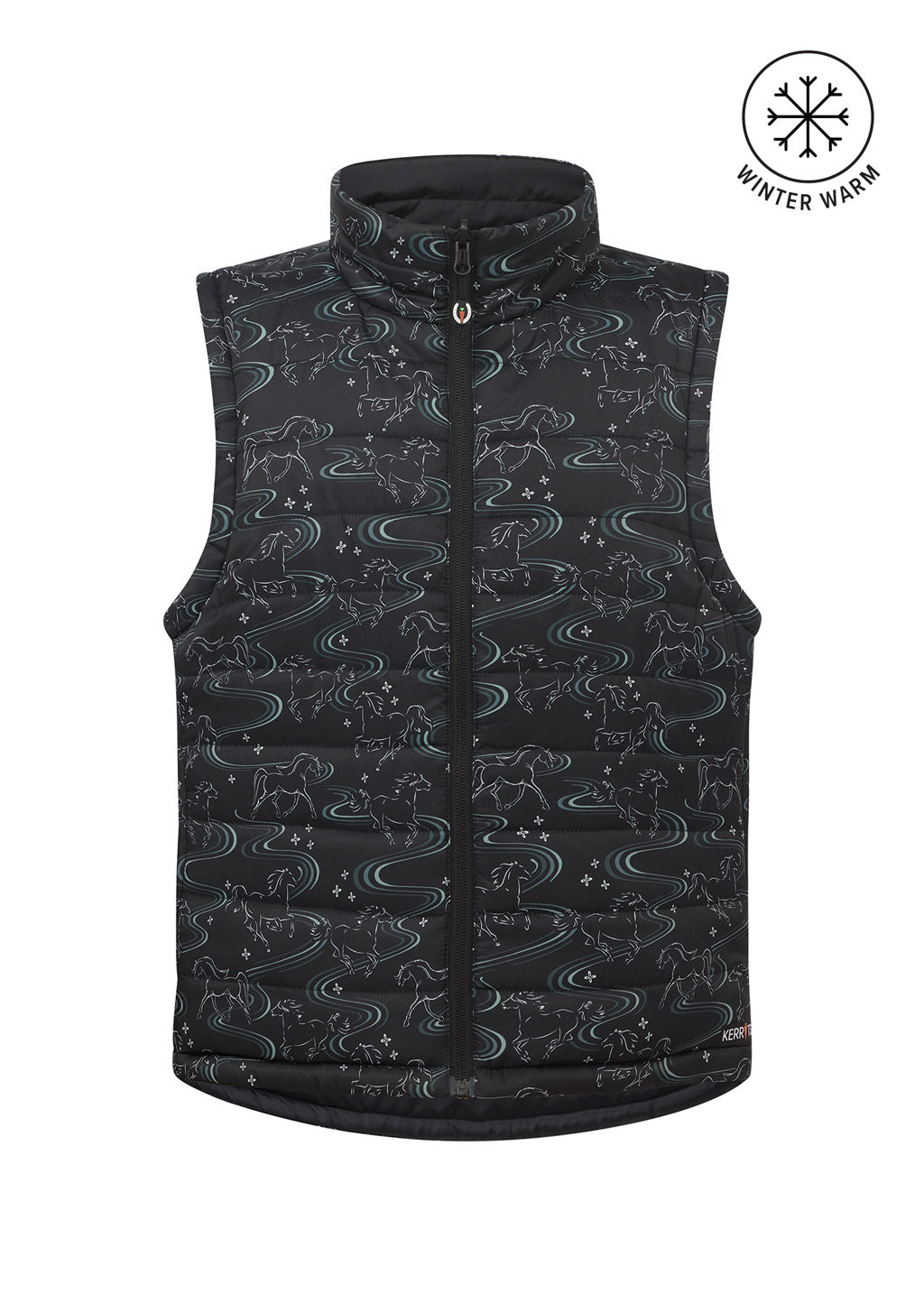 Kids Ride the Wind Reversible Quilted Riding Vest