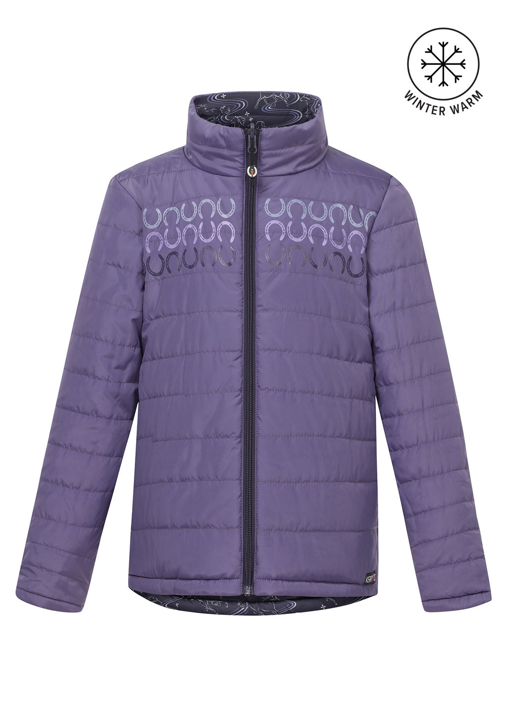 Kids Ride the Wind Reversible Quilted Riding Jacket