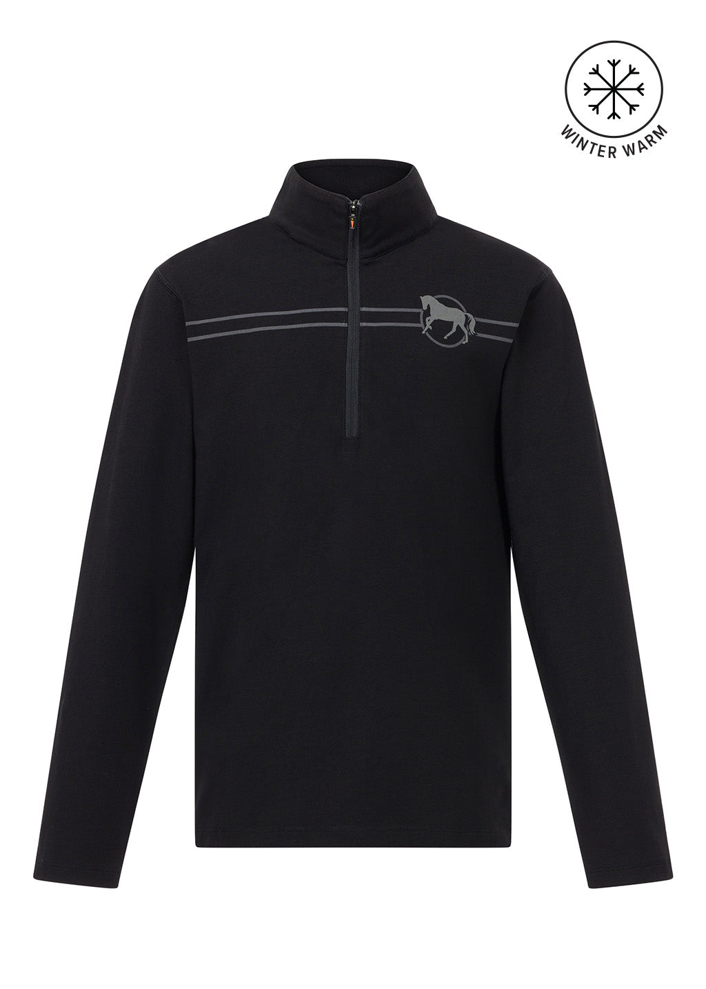 Kids Equi Rhythm Lite Quarter Zip Riding Top