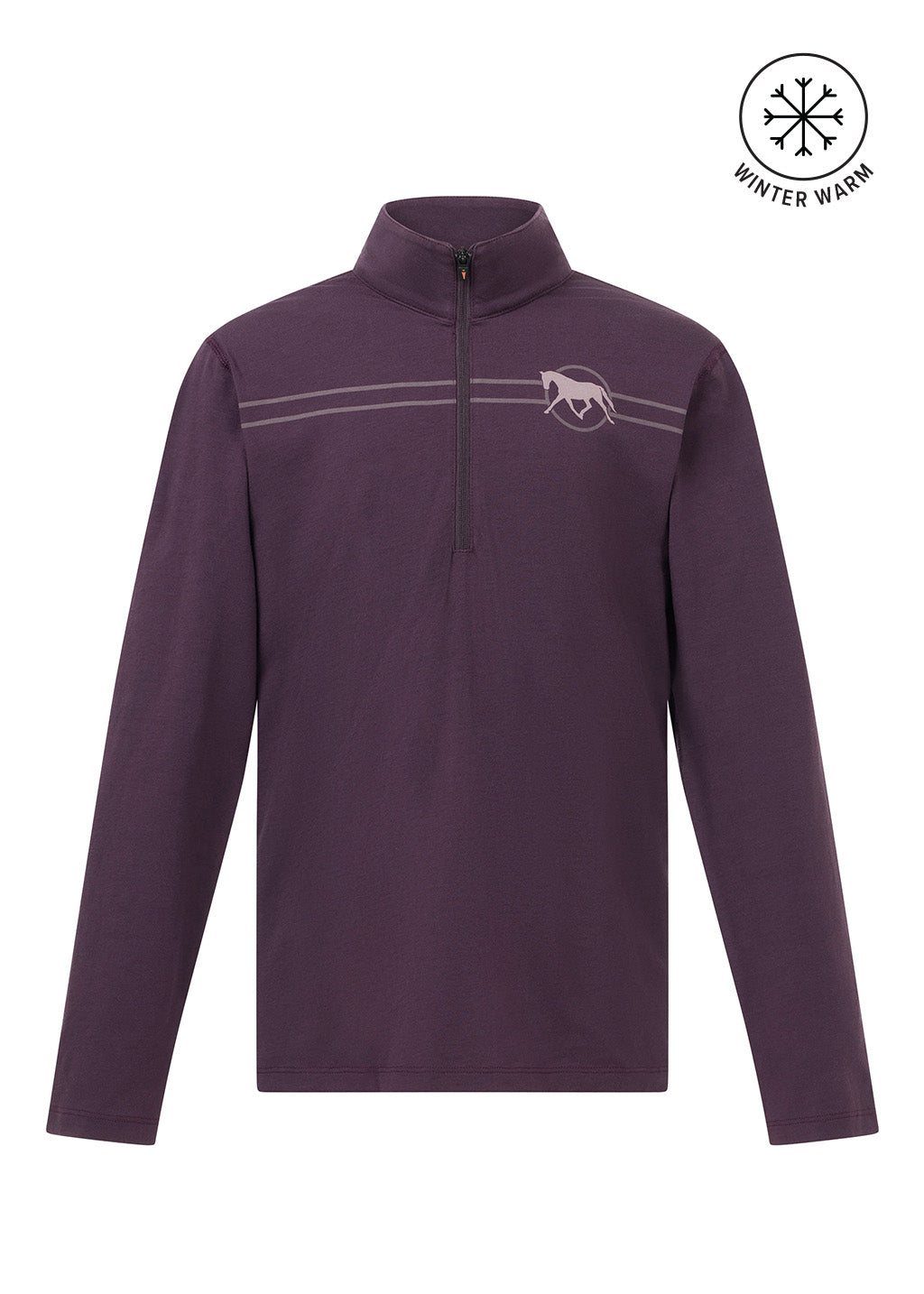 Kids Equi Rhythm Lite Quarter Zip Riding Top