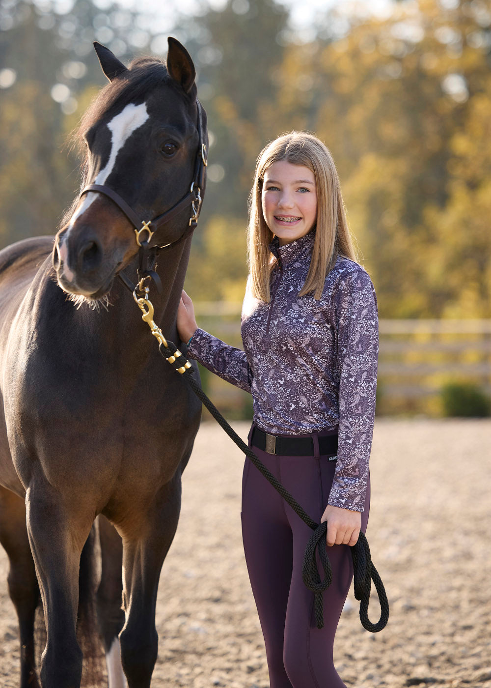 Kids Traverse Quarter Zip Fleece Tech Top