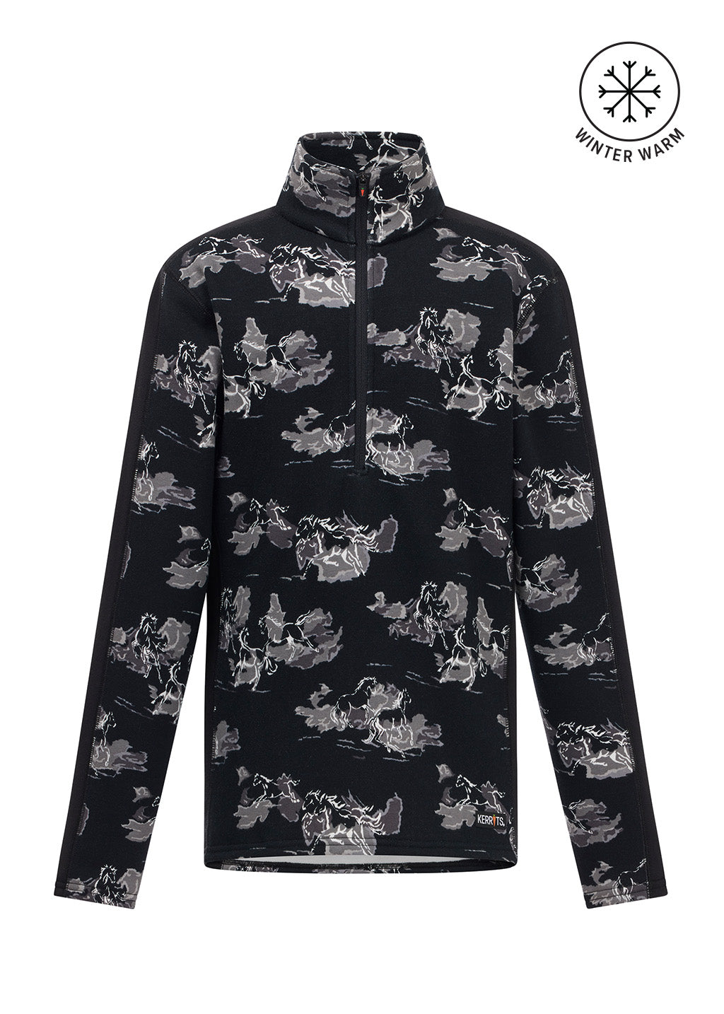 Kids Soft Haven Plush Fleece Half Zip Top