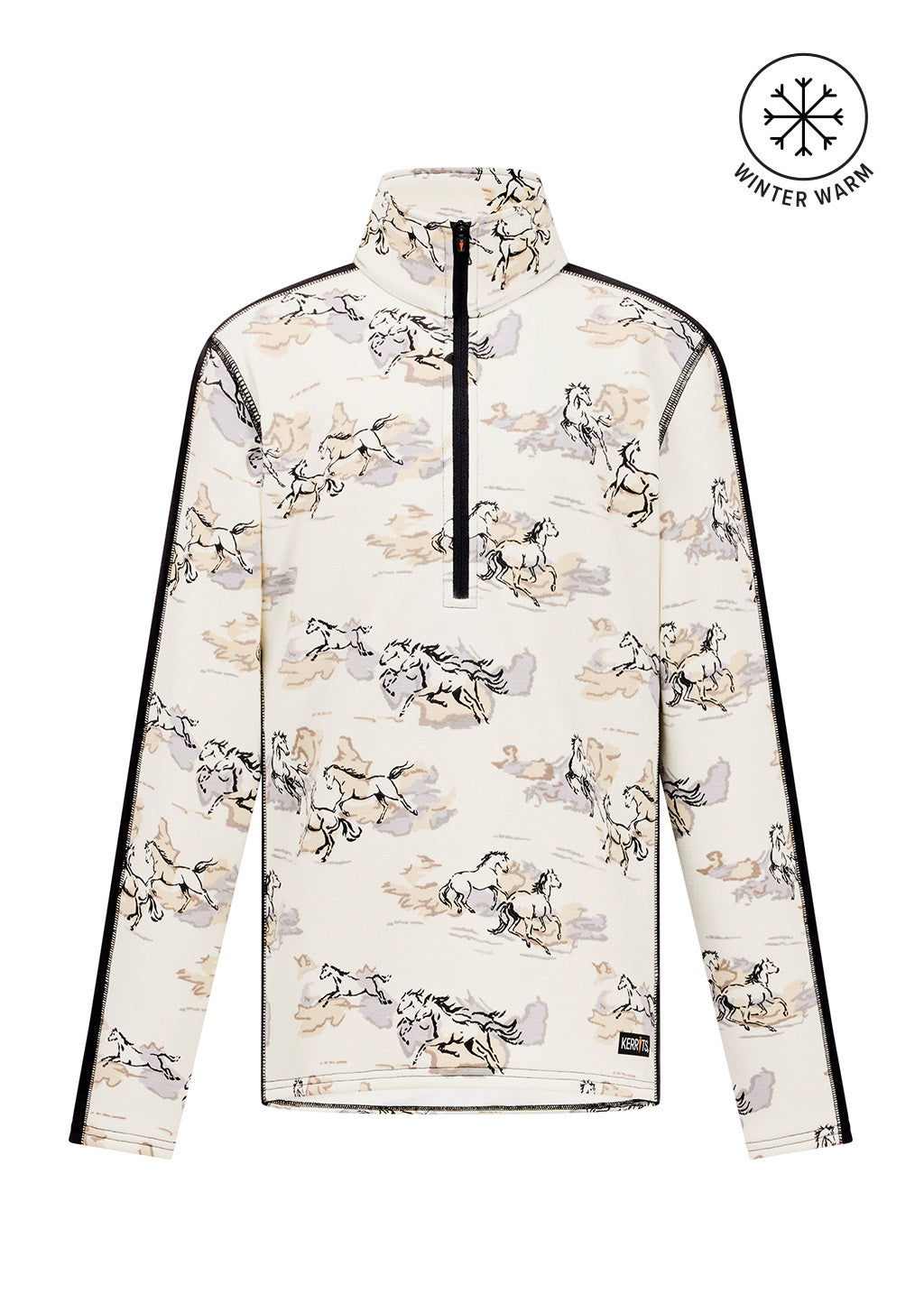 Kids Soft Haven Plush Fleece Half Zip Top
