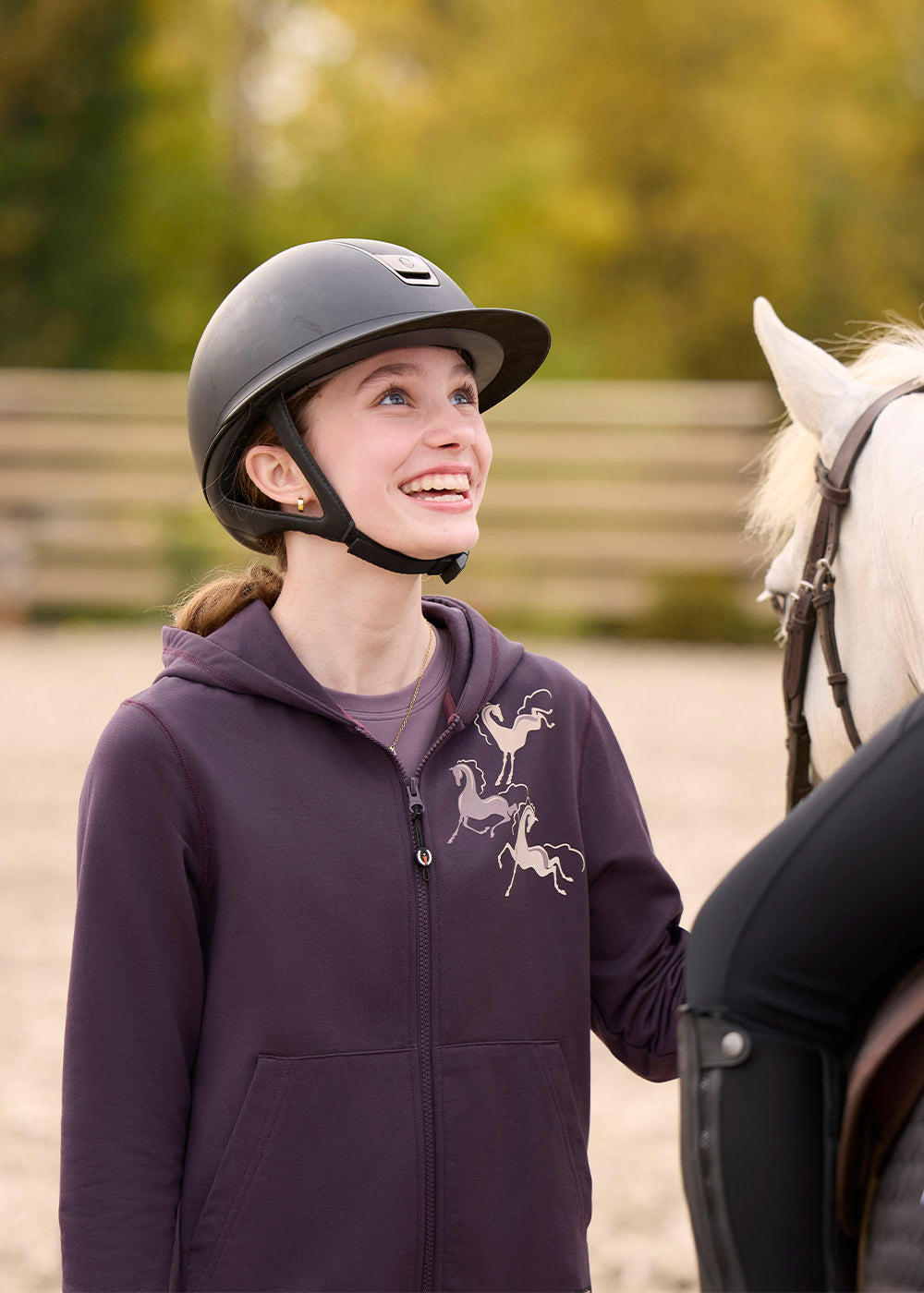 Kids Zip and Whinny Hoodie