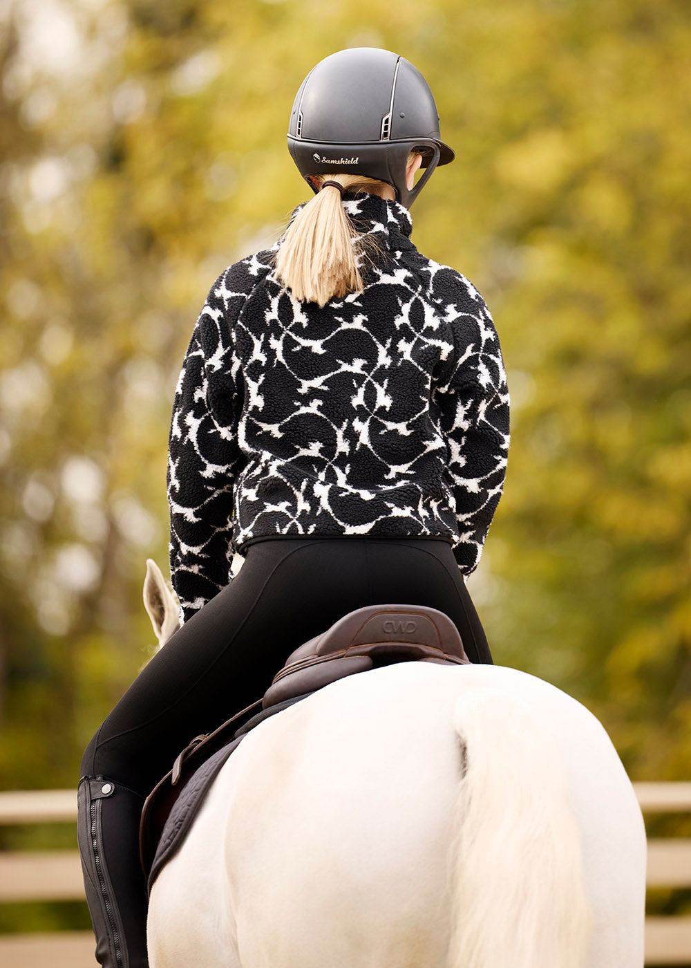Kids Berber Flying Horse Full Zip Jacket