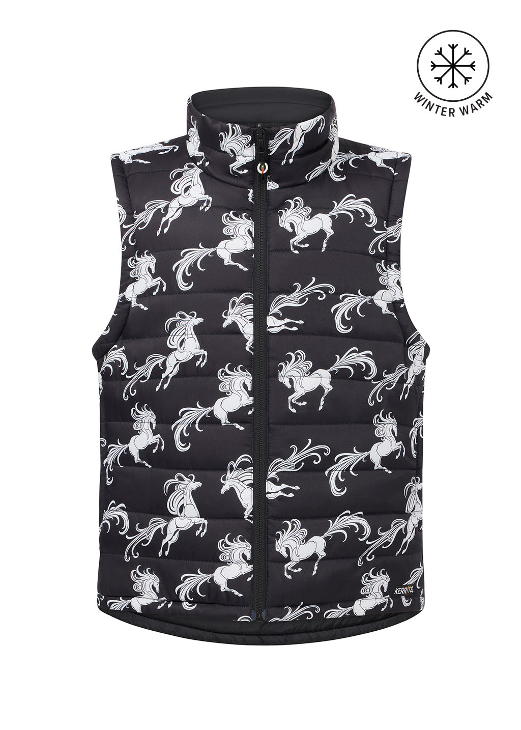 Kids Pony Parade Reversible Quilted Riding Vest
