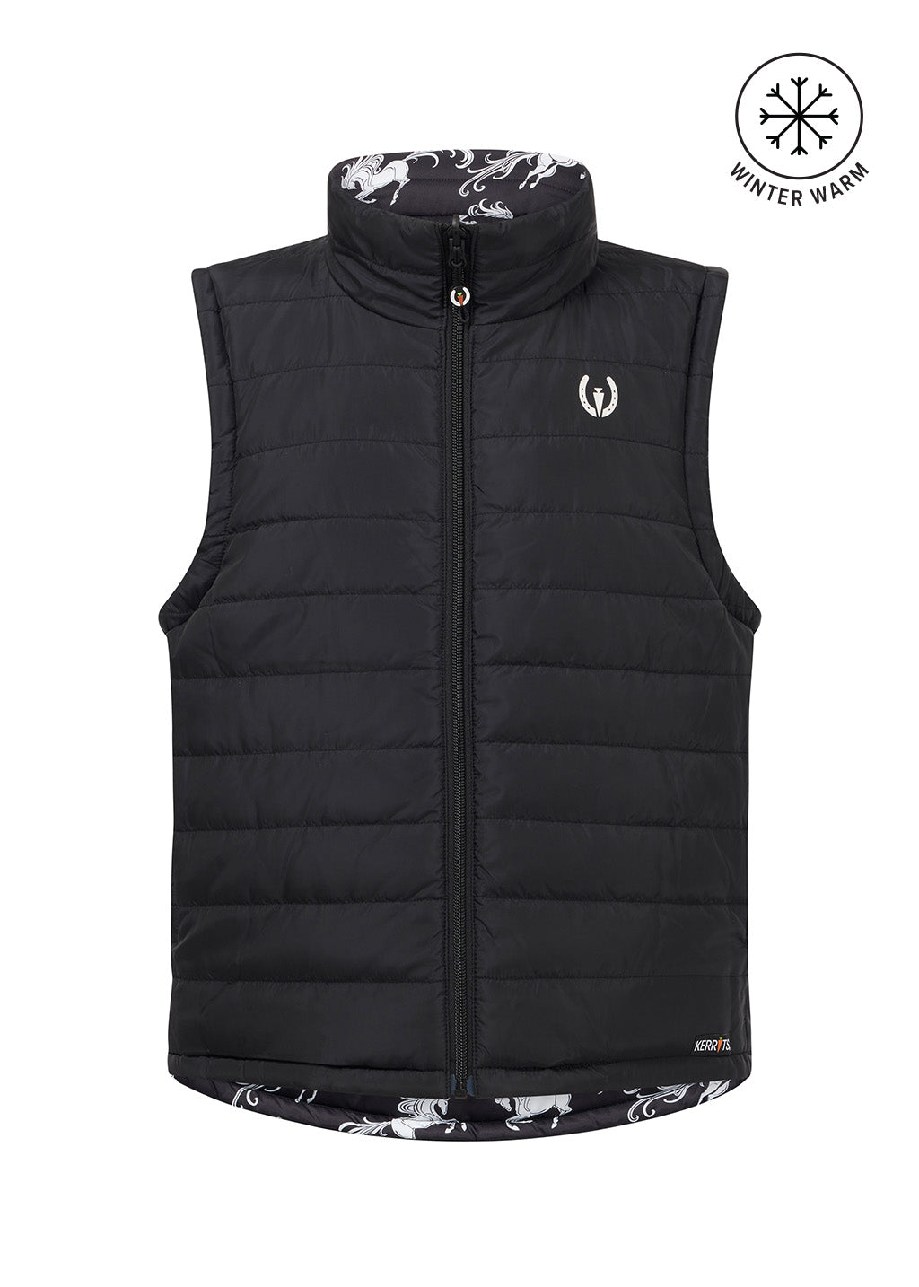 Kids Pony Parade Reversible Quilted Riding Vest