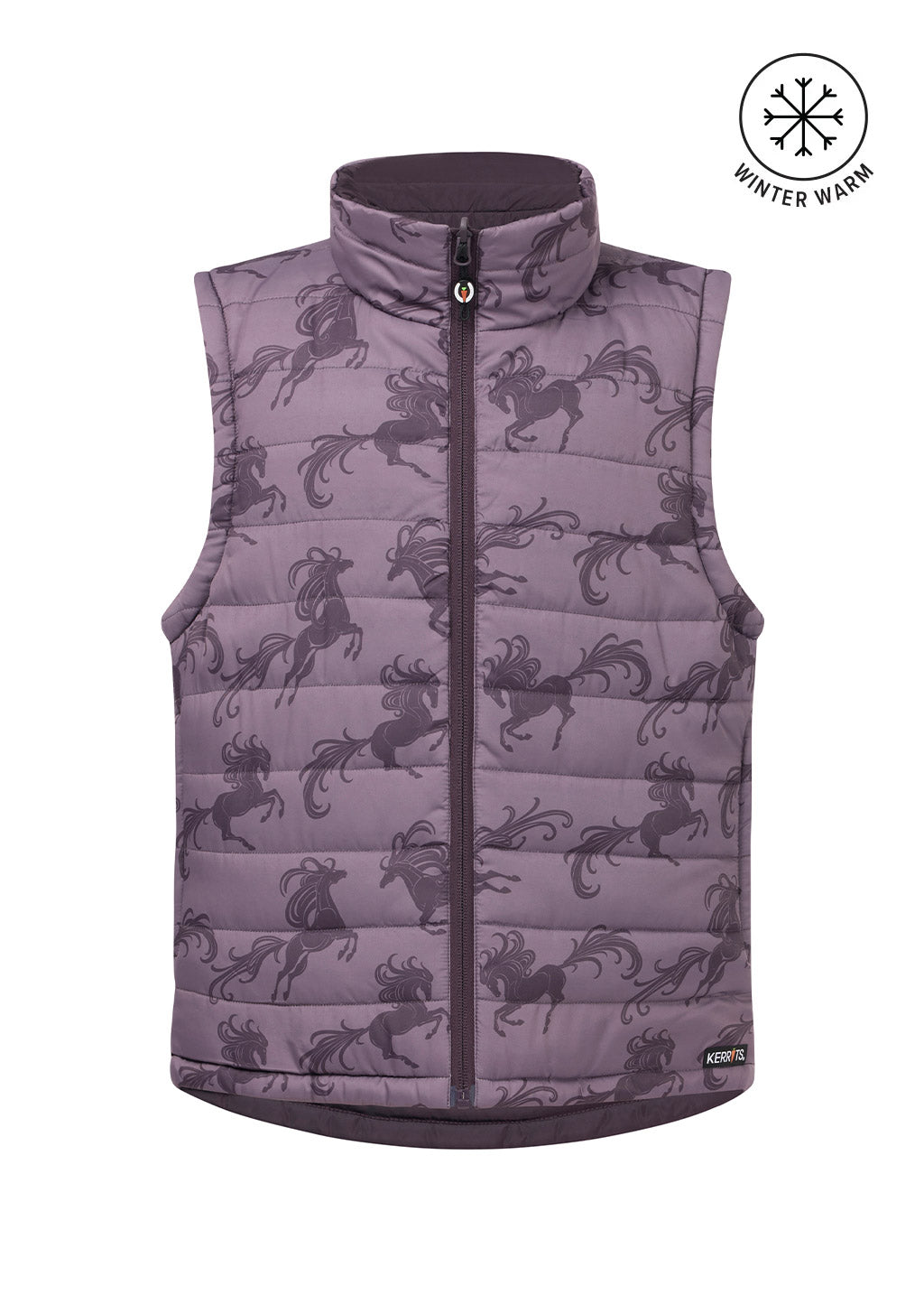 Kids Pony Parade Reversible Quilted Riding Vest