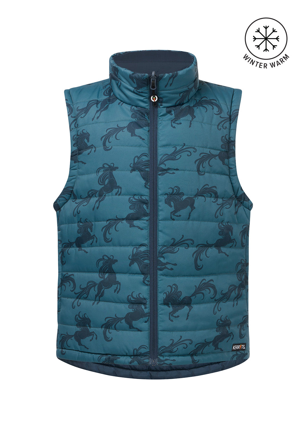 Kids Pony Parade Reversible Quilted Riding Vest