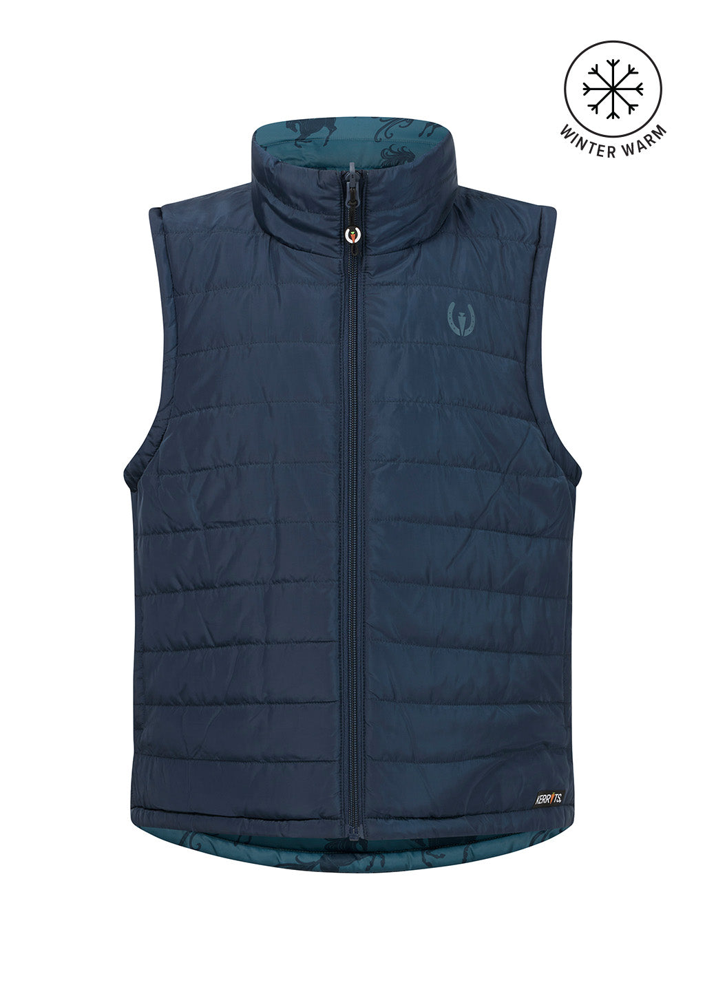 Kids Pony Parade Reversible Quilted Riding Vest