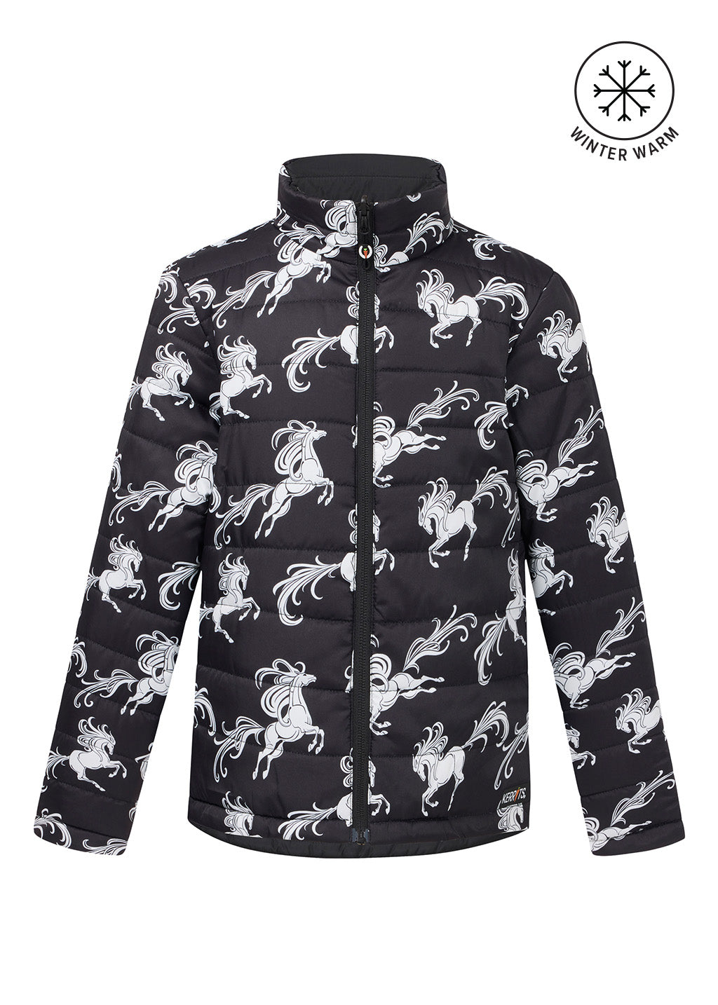 Kids Pony Parade Reversible Quilted Riding Jacket