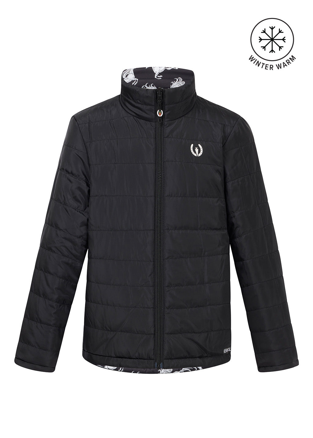 Kids Pony Parade Reversible Quilted Riding Jacket