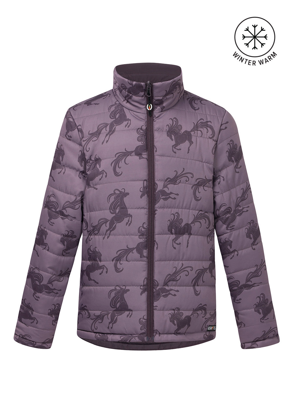 Kids Pony Parade Reversible Quilted Riding Jacket