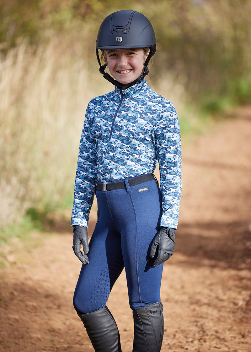 NIGHTSKY/ ATLANTIC MOD MARES::variant::Kids Thermo Tech Full Leg Tight