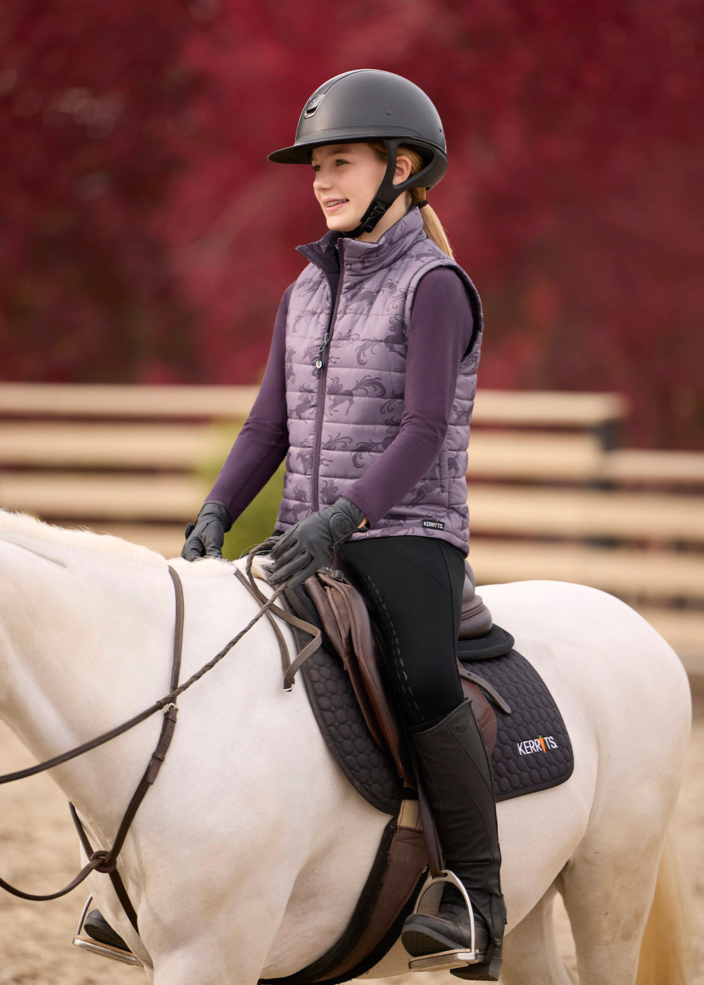 Kids Fusion Fleece Lined Full Leg Clinic Tight