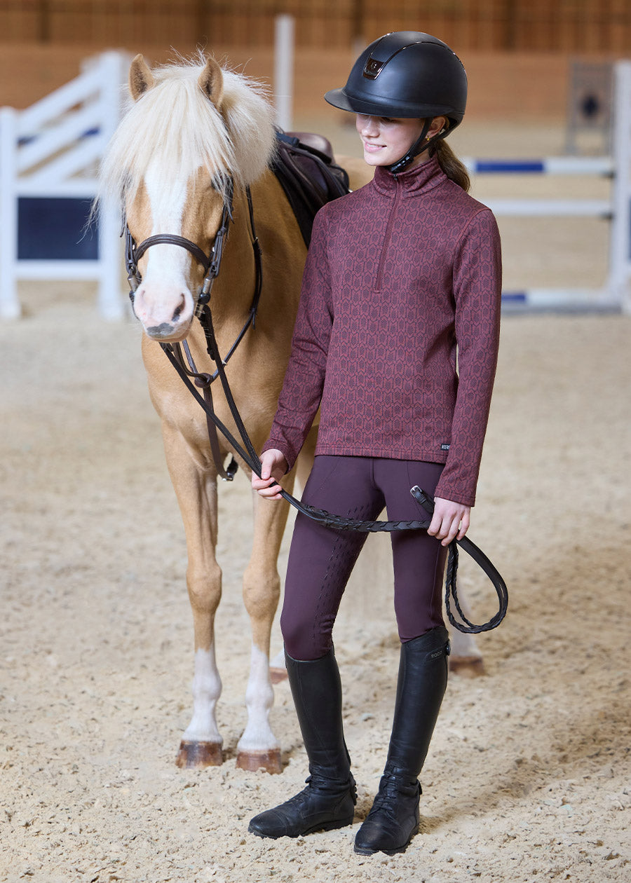 Kids Fusion Fleece Lined Full Leg Clinic Tight