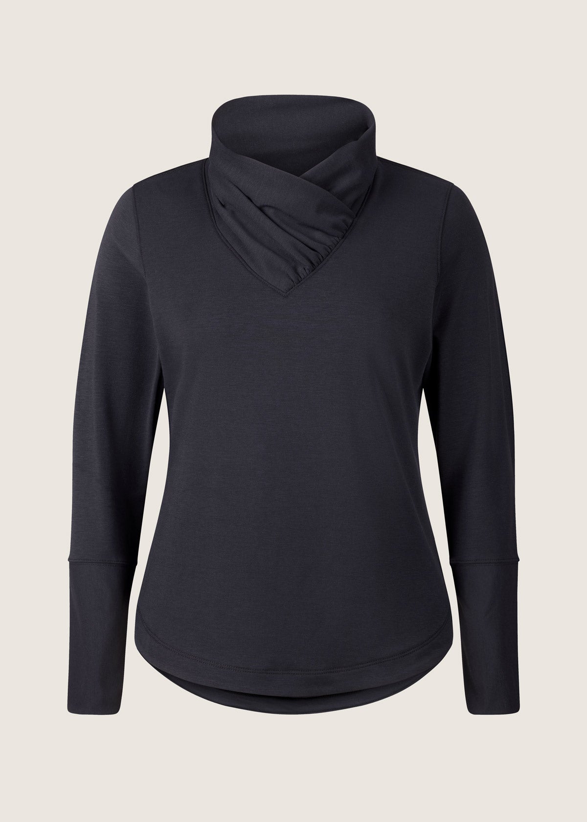 BLACK::variant::Weekender Wrap Neck Top