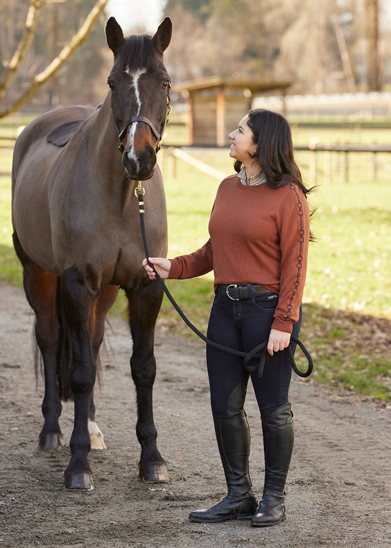 NUTMEG/ SEAL::variant::Snaffle Bits Sweater