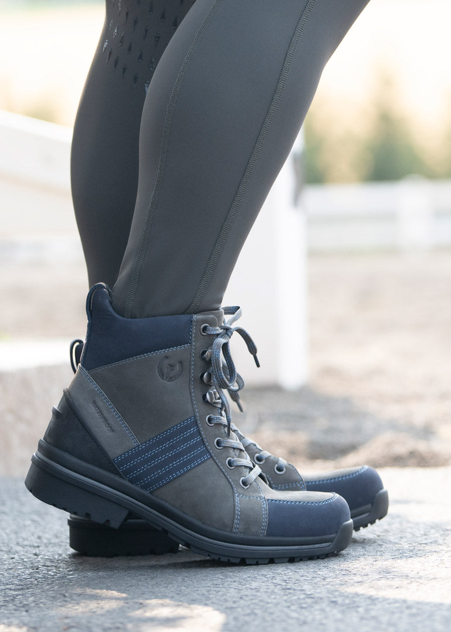 CINDER/ NAVY::variant::Trail Blazer Waterproof Lace Up Barn Boot