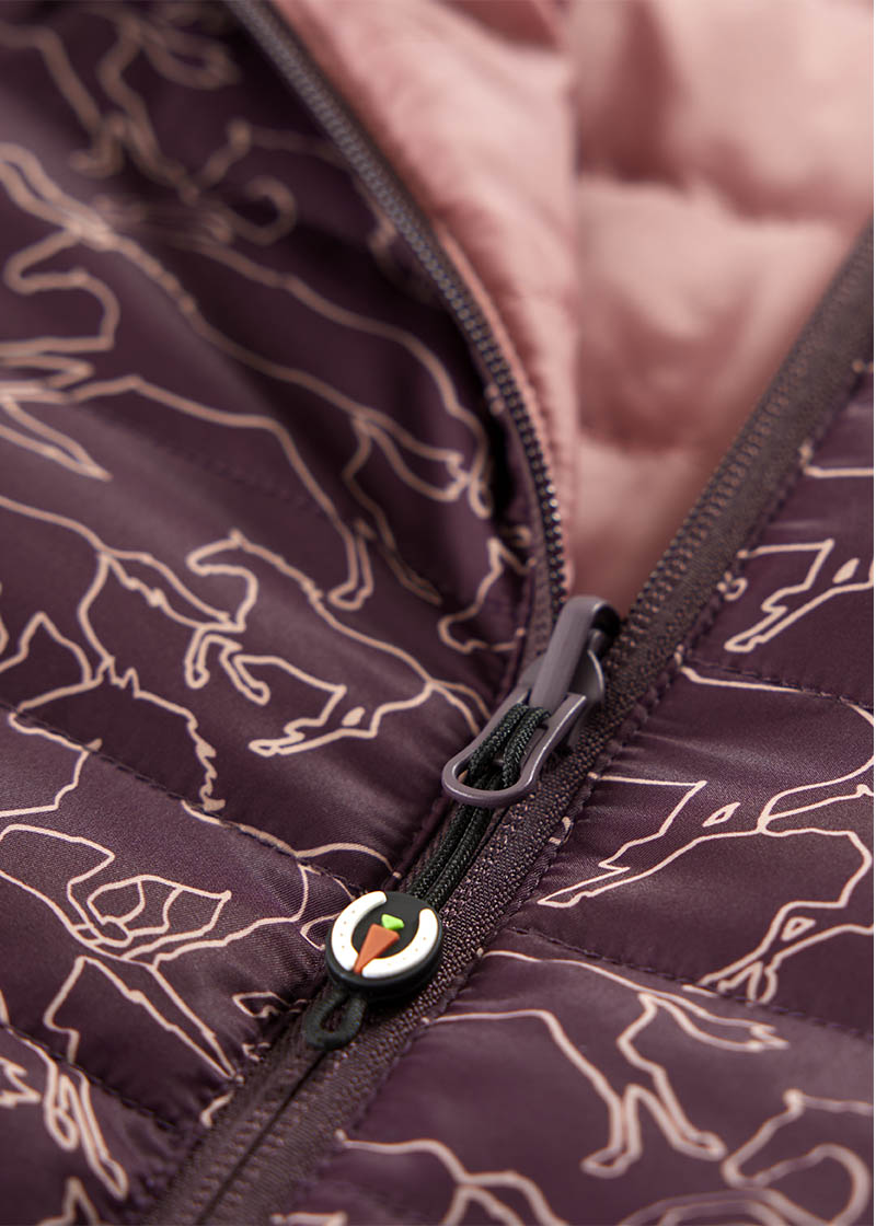 VINEYARD FULL GALLOP::variant::Kids Round Up Reversible Quilted Jacket