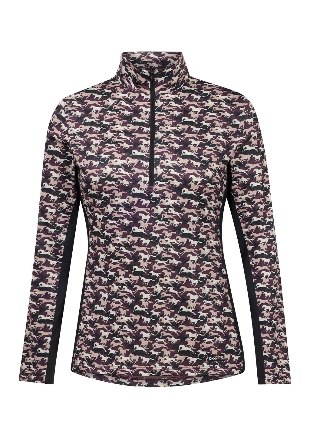 VINEYARD GALLOPING HORSES::variant::Next Level Coolcore Long Sleeve Shirt Print