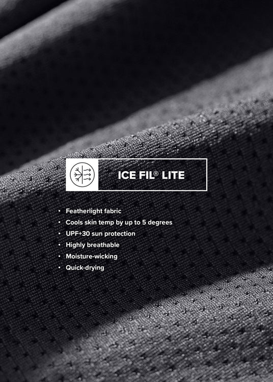 Black::variant::Ice Fil Long Sleeve Riding Top for Clubs