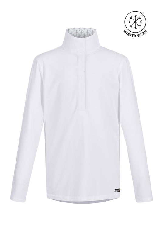 WHITE/ BITS N CROPS::variant::Kids Winter Circuit Long Sleeve Show Shirt