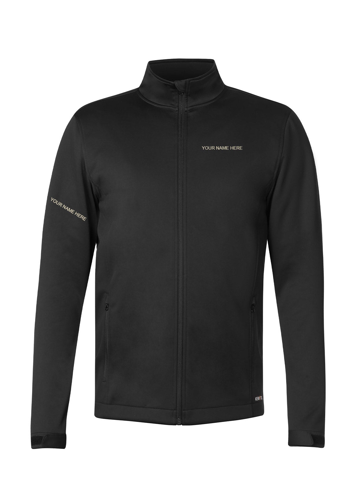 BLACK::variant::Men's Softshell Riding Jacket Customizable