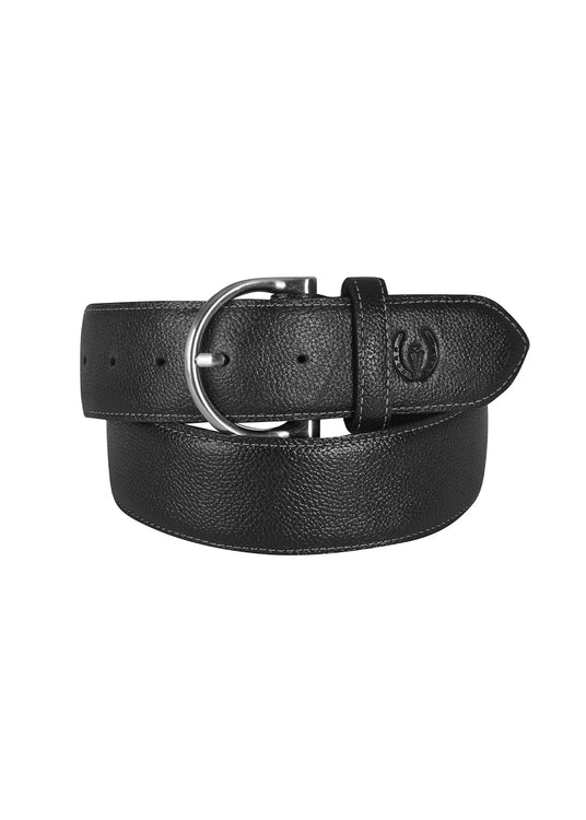 BLACK::variant::Woodstock Leather Belt
