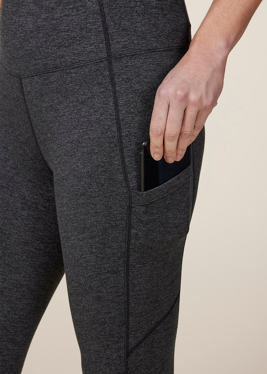 CHARCOAL HEATHER::variant::Daybreak 3/4 Legging