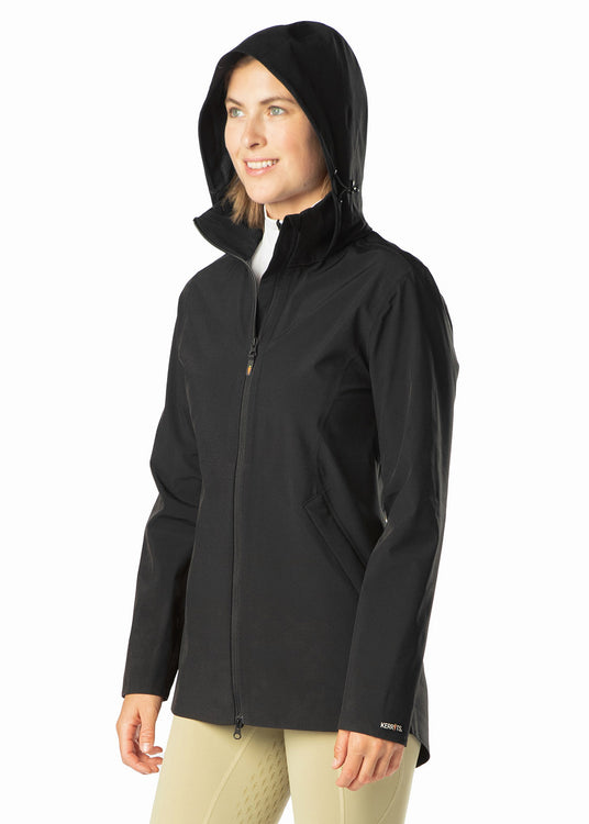 Technical waterproof outlet jacket