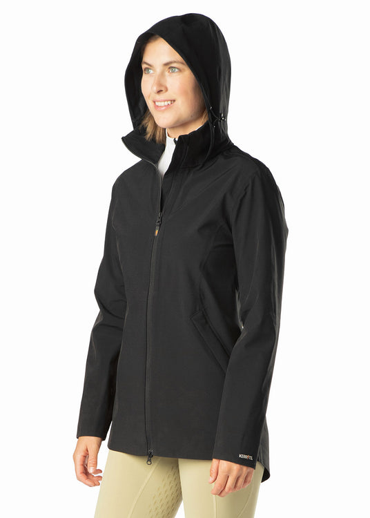 Black::variant::Waterproof Rain Jacket in Black